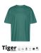 Tiger Cotton Oversized T-shirt Teal