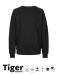 Unisex Tiger Cotton Sweatshirt Sort