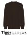 Tiger Cotton Oversized Sweatshirt Brun