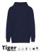 Tiger Cotton Oversized Hoodie Navy
