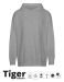 Tiger Cotton Oversized Hoodie Sportsgrå