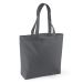 Shoppertaske af Økologisk Bomuld Graphite Grey
