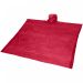 Ziva regnponcho til engangsbrug med opbevaringspose Rød