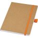 Berk A5 notesbog i genvundet papir Orange