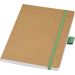Berk A5 notesbog i genvundet papir Grøn