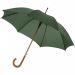 Kyle 23" paraply med automatisk åbning og træskaft og -håndtag Skovgrøn