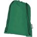Oriole RPET-rygsæk med snøre 5L Grøn