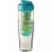 H2O Active® Tempo 700 ml drikkeflaske med fliplåg & infuser Transparent