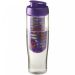 H2O Active® Tempo 700 ml drikkeflaske med fliplåg & infuser Transparent Transparent