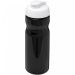 H2O Active® Base 650 ml drikkeflaske med fliplåg Ensfarvet sort