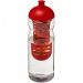 H2O Active® Base 650 ml drikkeflaske med kuppelformet låg & infuser Transparent
