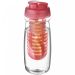 H2O Active® Pulse 600 ml drikkeflaske med fliplåg & infuser Transparent Transparent