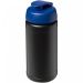 Baseline® Plus 500 ml drikkeflaske med fliplåg Ensfarvet sort Ensfarvet sort