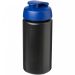 Baseline® Plus 500 ml drikkeflaske med håndtag og fliplåg Ensfarvet sort