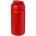 Baseline® Plus 500 ml drikkeflaske med håndtag og fliplåg Rød