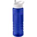 H2O Active® Eco Treble 750 ml vandflaske med kuppelformet låg  Blå Blå