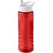 H2O Active® Eco Treble 750 ml vandflaske med kuppelformet låg  Rød Rød