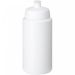 Baseline® Plus 500 ml drikkeflaske med håndtag og kuppelformet låg Hvid Hvid