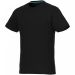 Jade kortærmet herre T-shirt i GRS materiale Ensfarvet sort
