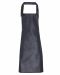 Faux leather bib apron (xtra) Marine blå