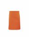 Colour mid length apron (xtra) Orange