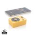 Mini vintage 3W trådløs højtaler Yellow/black