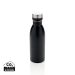 Deluxe rustfrit stål vandflaske i RCS Genanvendt sort