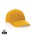 Impact 6 panels cap, 280gr genanvendt bomuld, AWARE™ tracer Yellow
