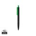 X3 sort pen med smooth touch grøn, sort