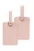 Travel Accessories Rectangle Luggage Tag x2