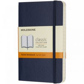 Moleskine Classic PK softcover notesbog - linjeret Safirblå