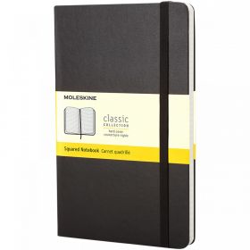 Moleskine Classic PK hardcover notesbog - kvadreret Sort
