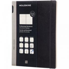 Moleskine Pro notesbog XL softcover Sort