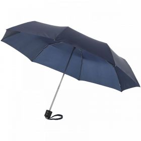 Ida 21,5" foldbar paraply Marineblå