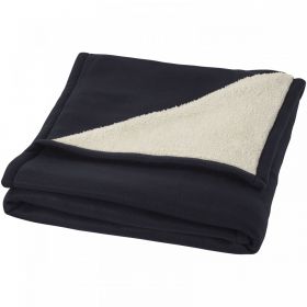 Springwood blødt tæppe med fleece og sherpa Blå