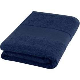Charlotte 450 g/m² håndklæde i bomuld 50x100 cm Marineblå