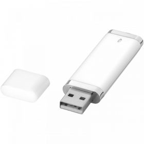 Flat USB stik 2 GB Hvid