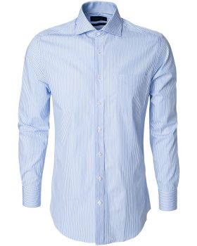 Berkeley Stripefield Regular Shirt Blå