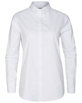 W's Plainfield A-Line Shirt Hvid