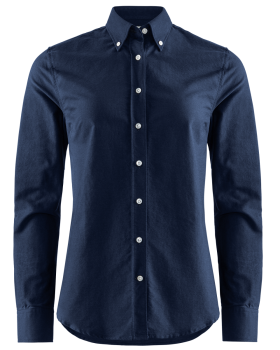 Berkeley Porto Oxford Skjorte, Tailored Fit, Dame Marineblå