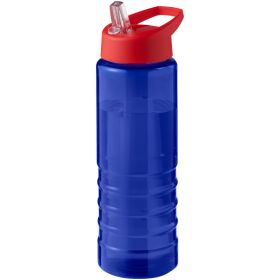 H2O Active® Eco Treble 750 ml vandflaske med kuppelformet låg  Blå