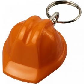 Kolt nøglering udformet som en beskyttelseshjelm Orange