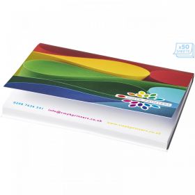 Sticky-Mate® A7 softcover selvklæbende noter 100x75mm Hvid