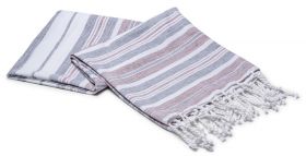 Hamam Navy Side Line håndklæde