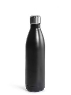 Stålflaske stor, sort