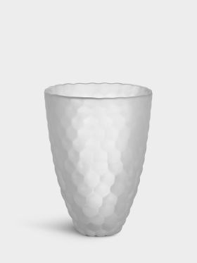 Orrefors, Raspberry Frost Vase H 160mm