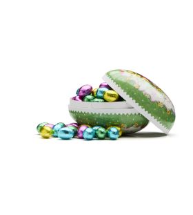 Easter Candy Egg 25 cm, Nougatæg
