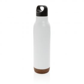 Cork Leakproof vakuum flaske hvid
