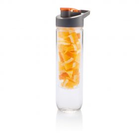 Vandflaske med dispenser orange