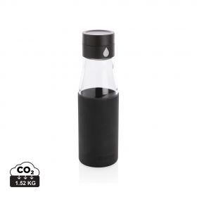 Ukiyo glas hydrerings flaske med omslag sort